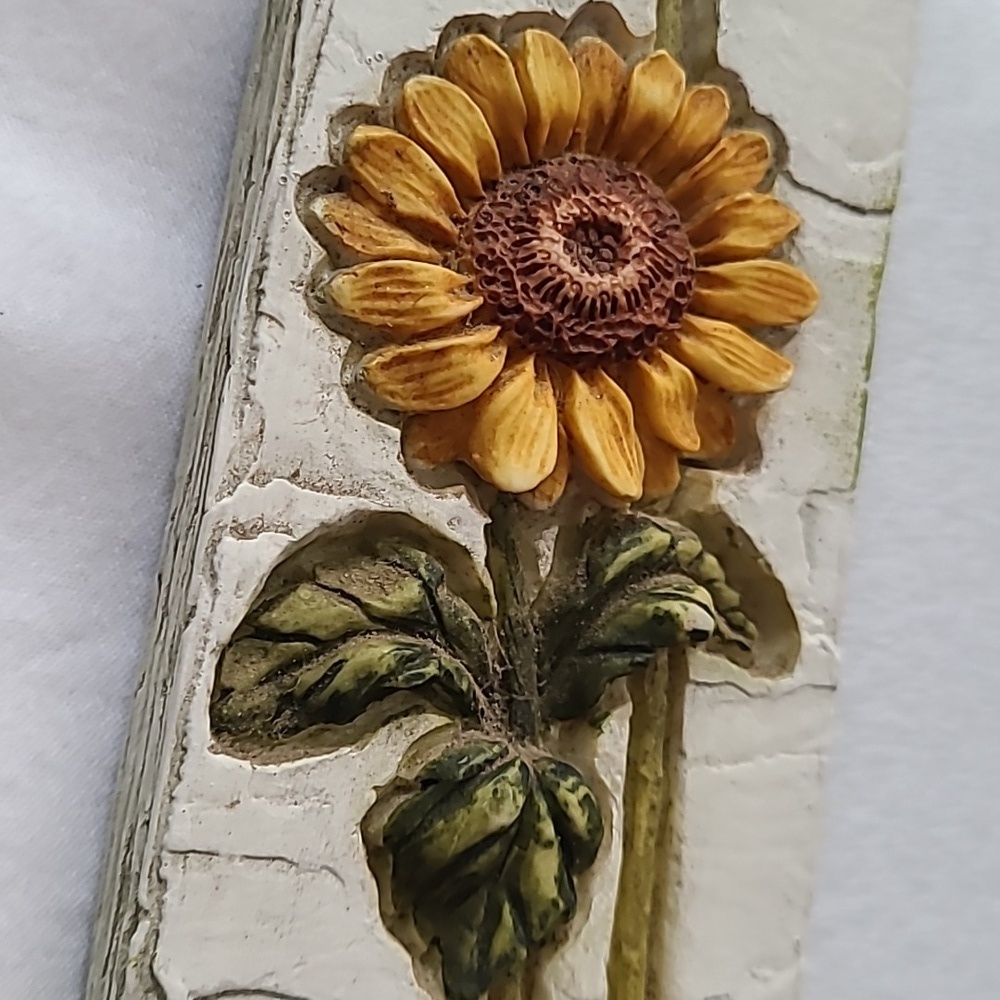 Beautiful clay Sunflower picture frameβ 4x6 - Picture 2 of 12